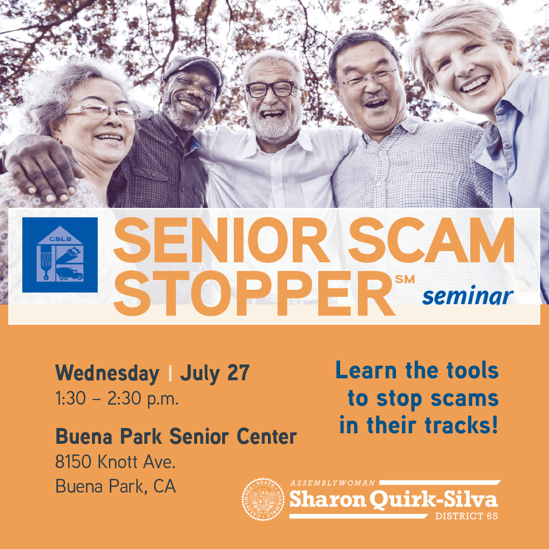 Group of senior citizens, Senior Scam Stopper Seminar information