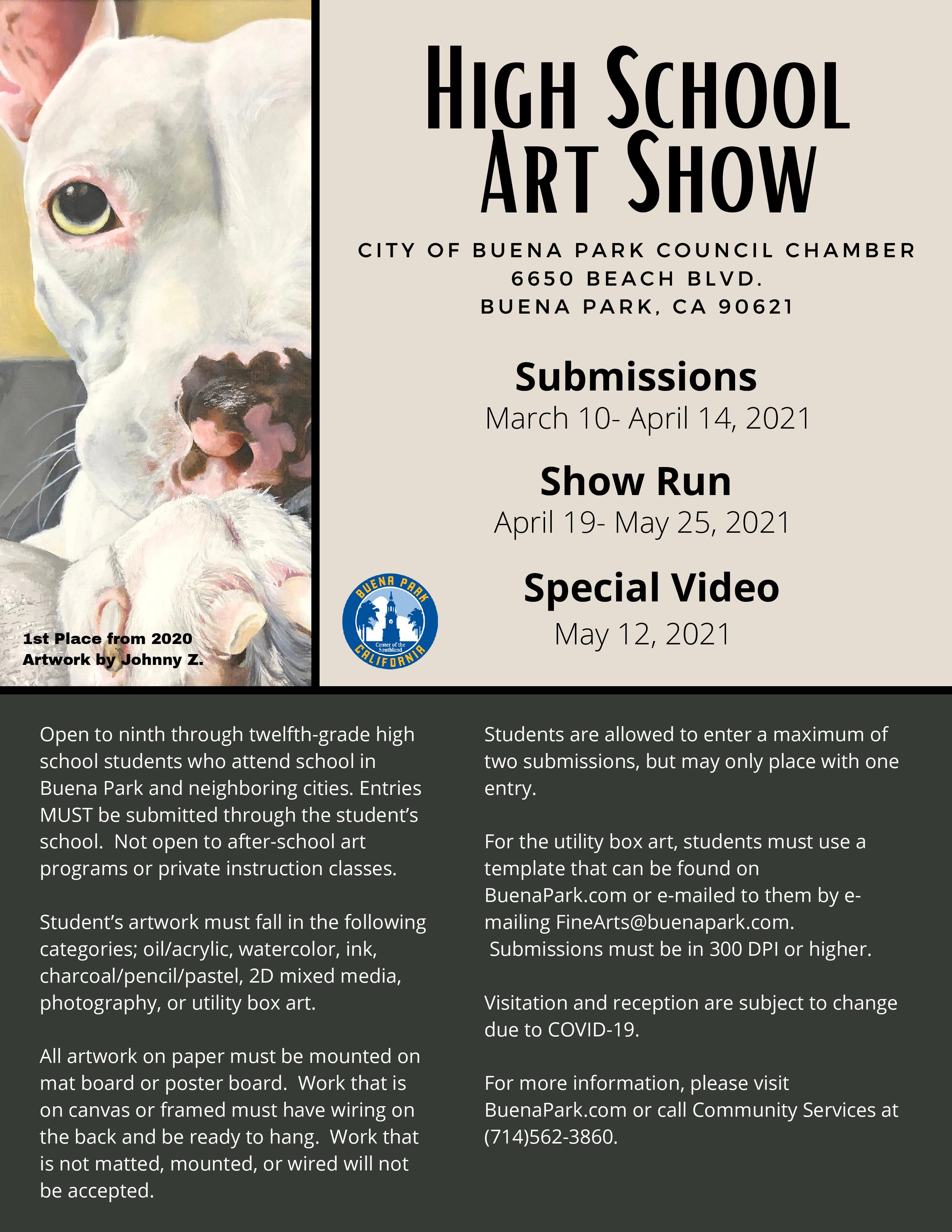 2021 High School Art Show