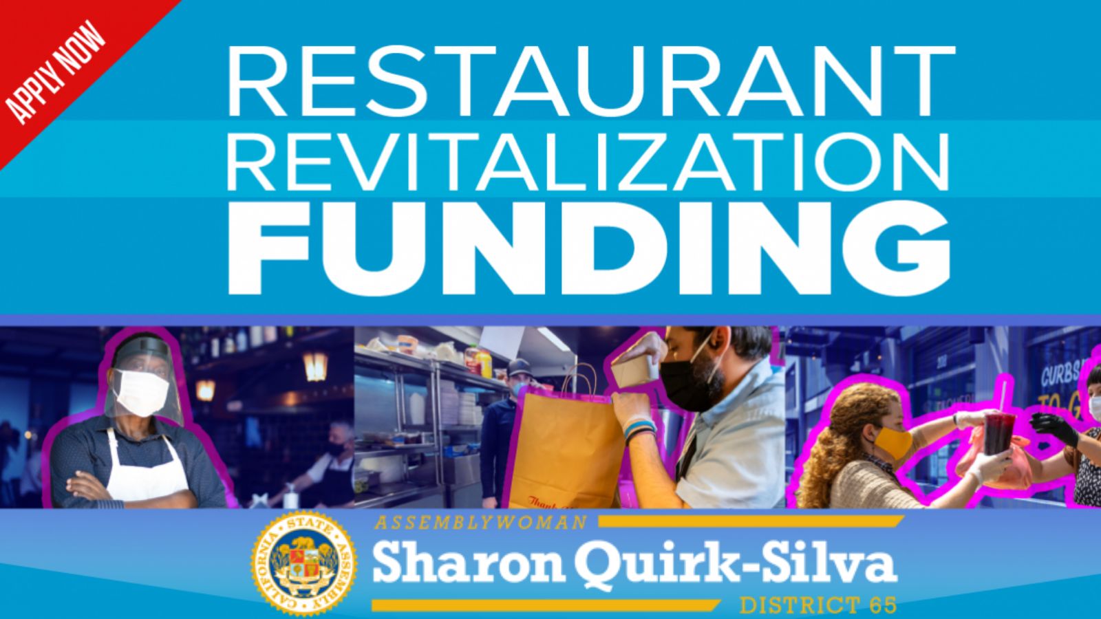 Assemblywoman Sharon Quirk-Silva Advises Restaurants for receiving grant funding
