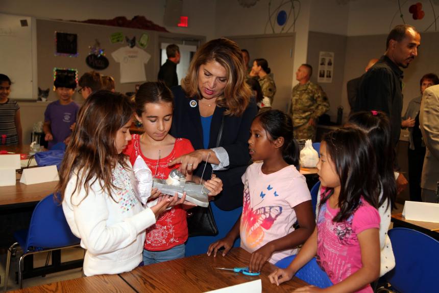 Assemblywoman Sharon Quirk-Silva at Starbase Academy