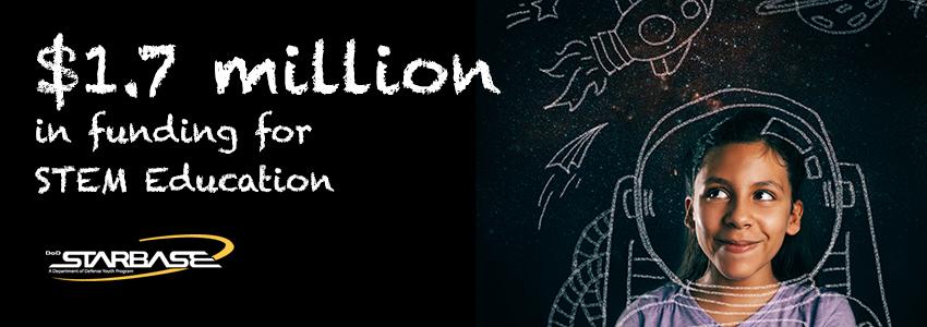 1.7 Million in funding for STEM education