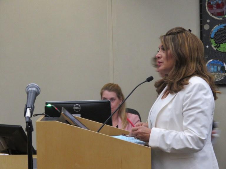 Assemblywoman spoke in favor of the project