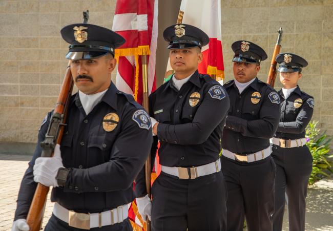 City of Buena Park Police Department Color Guard presented for our Pledge of Allegiance 