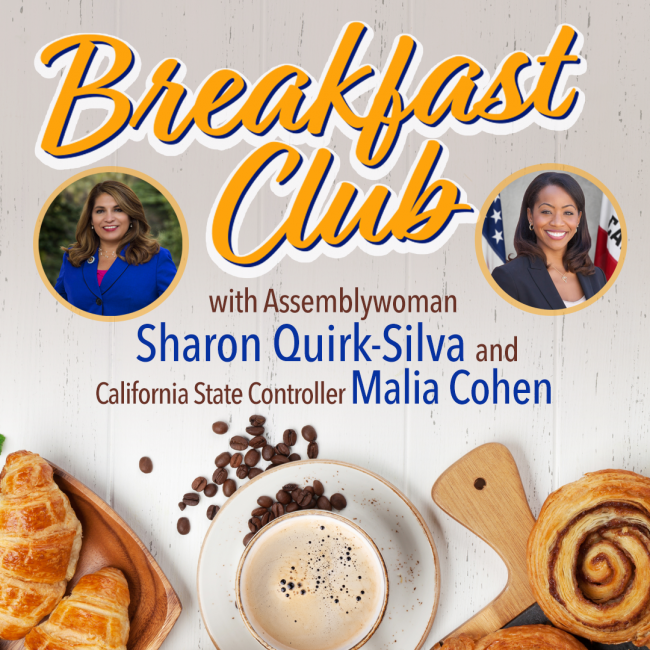 Breakfast Club with California State Controller Malia Cohen