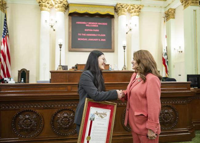 Sophia Park Recognition on Assembly Floor