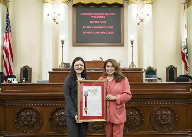 Sophia Park Recognition on Assembly Floor