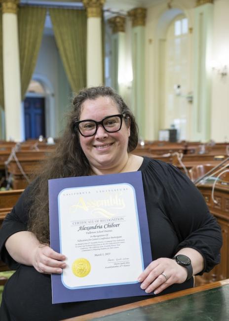 Fullerton Teachers Recognition on Assembly Floor