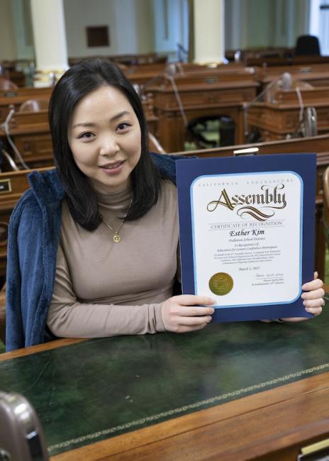 Fullerton Teachers Recognition on Assembly Floor