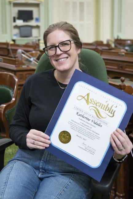 Fullerton Teachers Recognition on Assembly Floor