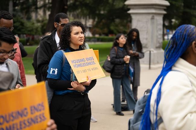 Homeless Housing Rally