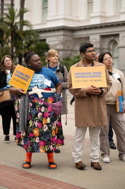 Homeless Housing Rally