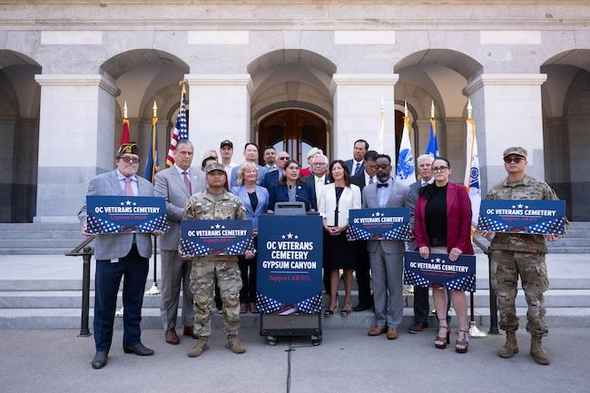 AB 571 Veterans Cemetery Press Conference