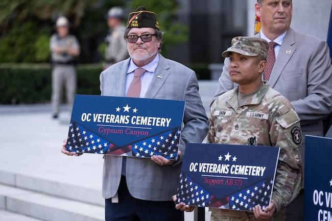 AB 571 Veterans Cemetery Press Conference