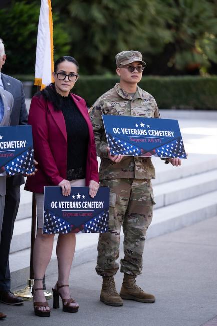 AB 571 Veterans Cemetery Press Conference