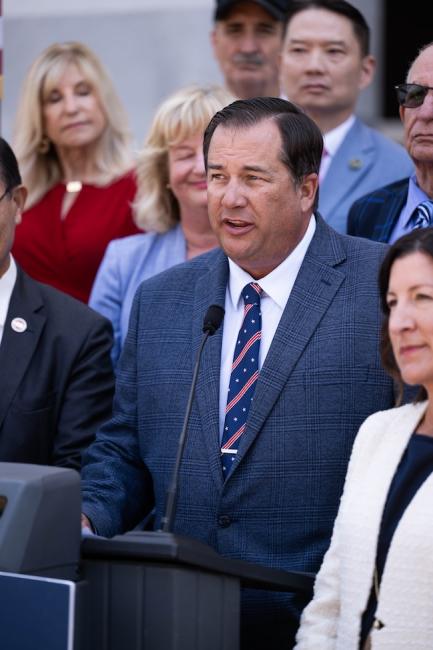 AB 571 Veterans Cemetery Press Conference