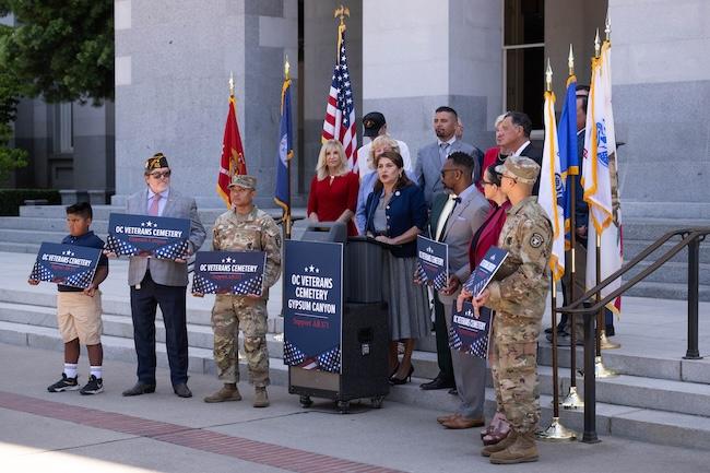 AB 571 Veterans Cemetery Press Conference