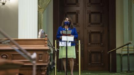 Assemblymember Quirk-Silva addresses Assembly Joint Legislative Audit Committee