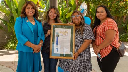 Assemblywoman celebrates Kelley's Kookies for their years of service and community involvement