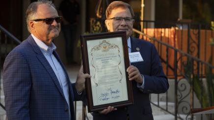 Hispanic Heritage Month Celebration with CSUF: Proclamation presented