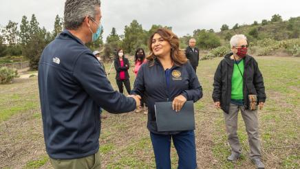 Assemblymember Quirk-Silva Nature Hike at Fullerton Equestrian Center