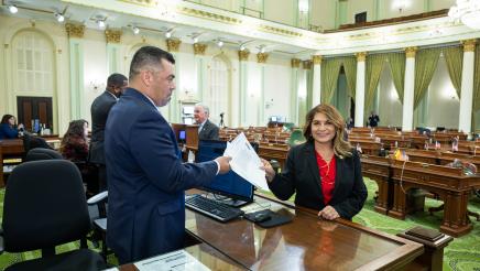 First Legislation Across the Desk