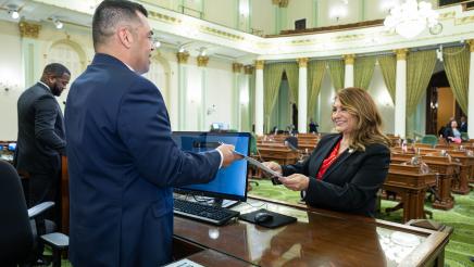 First Legislation Across the Desk
