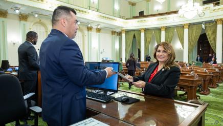 First Legislation Across the Desk