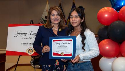Young Legislators Program Graduation