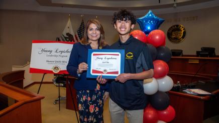 Young Legislators Program Graduation