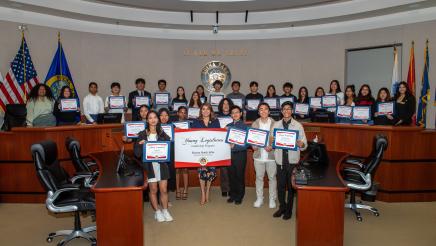 Young Legislators Program Graduation
