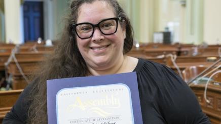 Fullerton Teachers Recognition on Assembly Floor