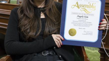 Fullerton Teachers Recognition on Assembly Floor