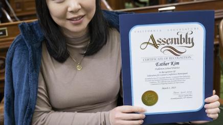 Fullerton Teachers Recognition on Assembly Floor