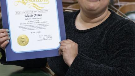 Fullerton Teachers Recognition on Assembly Floor