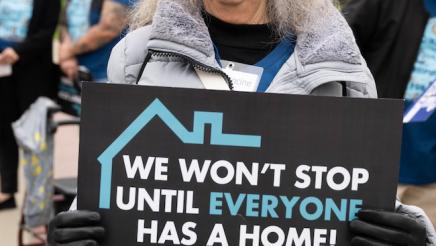 Homeless Housing Rally