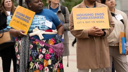 Homeless Housing Rally