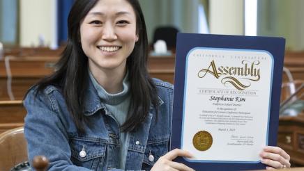 Fullerton Teachers Recognition on Assembly Floor