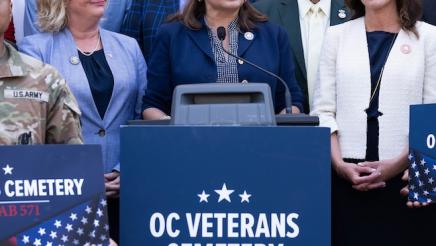 AB 571 Veterans Cemetery Press Conference