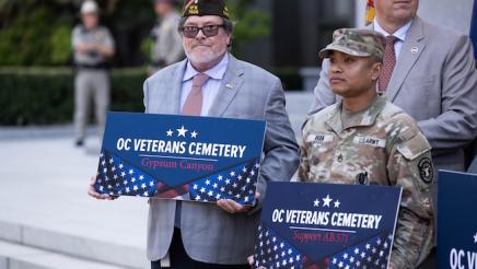 AB 571 Veterans Cemetery Press Conference