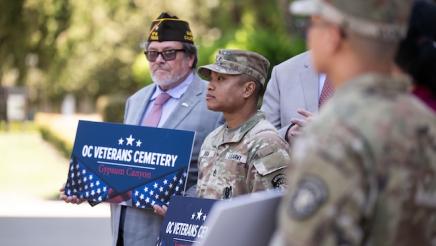 AB 571 Veterans Cemetery Press Conference