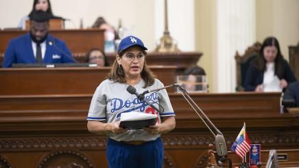 Assemblywoman Quirk-Silva Proclaims Nov. 1, as Fernando Valenzuela Day Honoring the Dodger Legend