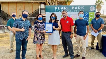 Pearl Park Ground Breaking in City of Fullerton